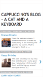 Mobile Screenshot of cappuccinoatthekeyboard.blogspot.com