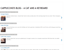 Tablet Screenshot of cappuccinoatthekeyboard.blogspot.com