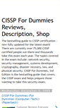 Mobile Screenshot of cissp-for-dummies.blogspot.com