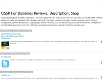 Tablet Screenshot of cissp-for-dummies.blogspot.com