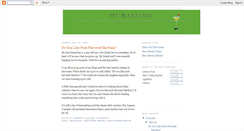 Desktop Screenshot of mymartinirecipes.blogspot.com