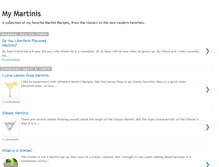 Tablet Screenshot of mymartinirecipes.blogspot.com