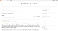 Desktop Screenshot of jamesthedisciple.blogspot.com