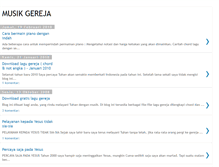 Tablet Screenshot of lagumusikgereja.blogspot.com