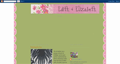 Desktop Screenshot of edithandelizabeth.blogspot.com