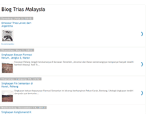 Tablet Screenshot of malaysiantriassic.blogspot.com