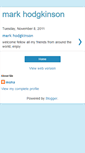 Mobile Screenshot of markhodgkinson.blogspot.com