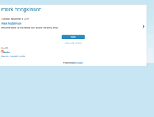 Tablet Screenshot of markhodgkinson.blogspot.com