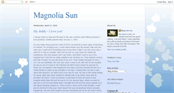 Desktop Screenshot of magnoliasun.blogspot.com