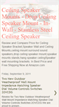 Mobile Screenshot of ceiling-speaker-mounts-wall-audio.blogspot.com