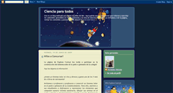 Desktop Screenshot of cienciaescolarparatodos.blogspot.com
