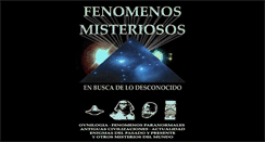 Desktop Screenshot of fenomenosmisteriosos.blogspot.com