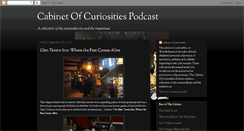 Desktop Screenshot of cabinetofcuriositiespodcast.blogspot.com