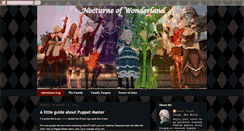 Desktop Screenshot of nocturneofwonderland.blogspot.com