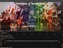 Tablet Screenshot of nocturneofwonderland.blogspot.com