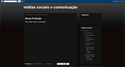 Desktop Screenshot of midiassociaisecomunicacao.blogspot.com