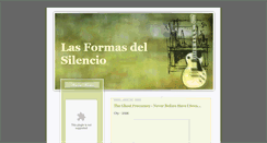 Desktop Screenshot of lasformasdelsilencio.blogspot.com