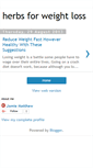 Mobile Screenshot of herbs-for-weight-loss.blogspot.com