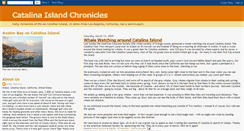 Desktop Screenshot of catalinaislandchronicles.blogspot.com