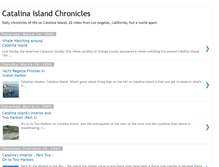 Tablet Screenshot of catalinaislandchronicles.blogspot.com