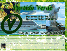 Tablet Screenshot of partidoverde43ilheus.blogspot.com