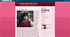 Desktop Screenshot of brookesautism.blogspot.com