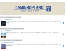 Tablet Screenshot of caminhoplano.blogspot.com