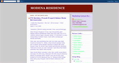 Desktop Screenshot of modenaresidence.blogspot.com