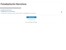 Tablet Screenshot of fotodepilacion-barcelona.blogspot.com