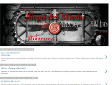 Tablet Screenshot of juegodelmiedo.blogspot.com