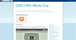 Desktop Screenshot of 2002fifaworldcup.blogspot.com