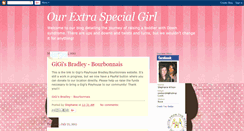Desktop Screenshot of ourextraspecialgirl.blogspot.com