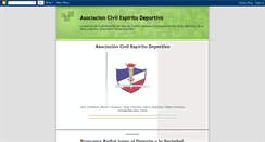 Desktop Screenshot of acespiritudeportivo.blogspot.com