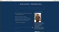 Desktop Screenshot of koleksisepreiku.blogspot.com