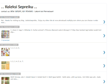 Tablet Screenshot of koleksisepreiku.blogspot.com