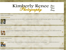 Tablet Screenshot of kimberlyreneephotography.blogspot.com