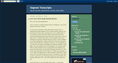 Desktop Screenshot of degrassitranscripts.blogspot.com