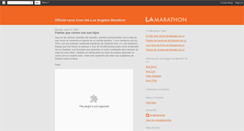 Desktop Screenshot of lamarathonnoticias.blogspot.com