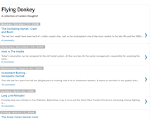 Tablet Screenshot of flying-donkey.blogspot.com