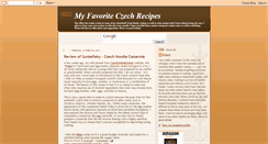 Desktop Screenshot of czechrecipes.blogspot.com