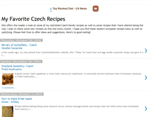 Tablet Screenshot of czechrecipes.blogspot.com