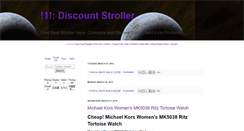 Desktop Screenshot of discountstroller.blogspot.com