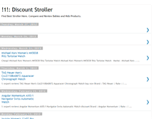Tablet Screenshot of discountstroller.blogspot.com