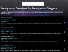 Tablet Screenshot of presbydevs.blogspot.com