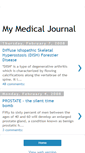 Mobile Screenshot of mymedicaljournal.blogspot.com