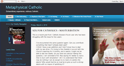 Desktop Screenshot of metaphysicalcatholic.blogspot.com