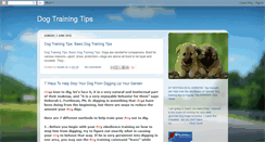 Desktop Screenshot of dogtainingtips2012.blogspot.com