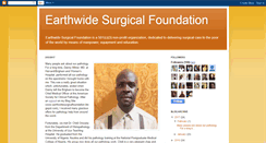 Desktop Screenshot of earthwidesurgicalfoundation.blogspot.com