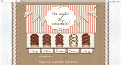 Desktop Screenshot of hovogliadicioccolato.blogspot.com