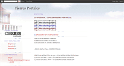 Desktop Screenshot of cierres--portales.blogspot.com